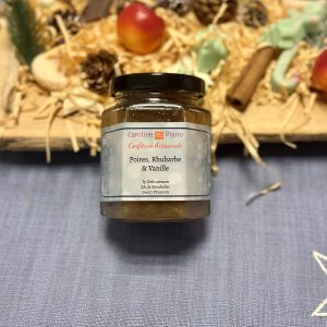 Confiture Poire, Rhubarbe & Vanille